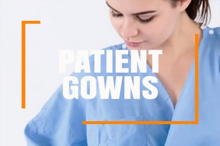 Comfortable and professional patient gowns for healthcare settings